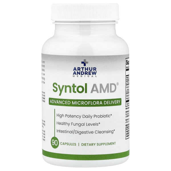 aam00105_v_55.jpg Syntol AMD, Advanced Microflora Delivery, средство для здоровой микрофлоры, 500 мг, 90 капсул — Arthur Andrew Medical
