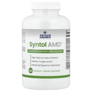 Syntol AMD, Advanced Microflora Delivery, средство для здоровой микрофлоры, 500 мг, 360 капсул — Arthur Andrew Medical