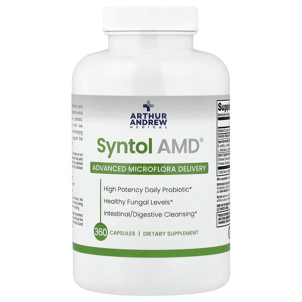 aam00107_v_79.jpg Syntol AMD, Advanced Microflora Delivery, средство для здоровой микрофлоры, 500 мг, 360 капсул — Arthur Andrew Medical