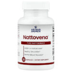 Наттовена, очищенная наттокиназа, 200 мг, 30 капсул — Arthur Andrew Medical
