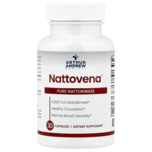 Наттовена, очищенная наттокиназа, 200 мг, 30 капсул — Arthur Andrew Medical