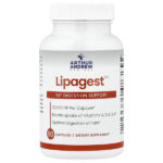 Lipagest™, добавка для поддержки переваривания жиров, 90 капсул — Arthur Andrew Medical