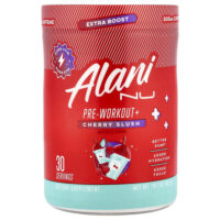 Pre-Workout+, вишневый вкус, 401 г (14,1 унции) — Alani Nu