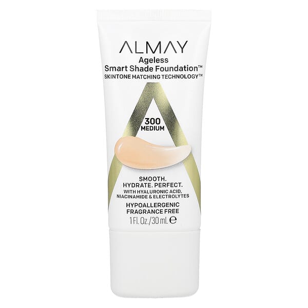 aay19003_v_8.jpg тональный крем Ageless Smart Shade, оттенок 300, 30 мл (1 жидк. унция) — Almay