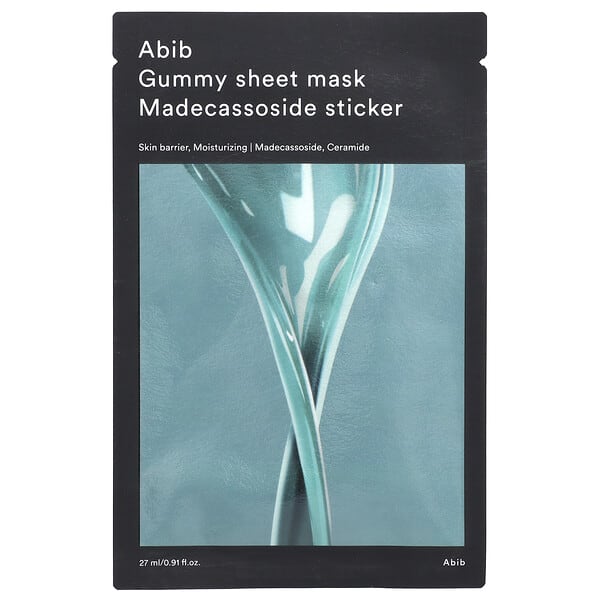abb46370_v_2.jpg жевательная тканевая маска, мадекассосид, 1 шт., 27 мл (0,91 жидк. унции) — Abib