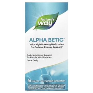 Alpha Betic®, мультивитамины, 30 таблеток — Nature's Way