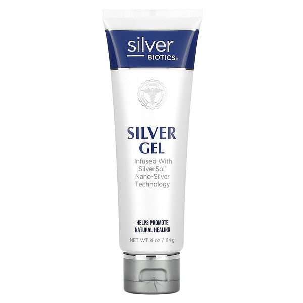 abl00424_v_28.jpg Silver Biotics, Silver gel, гидрогель с добавкой SliverSol с нано-серебром, 4 жидких унции (114 г) — American Biotech Labs