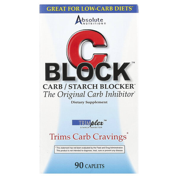 abn08846_v_80.jpg CBlock™, блокатор углеводов и крахмала, 90 капсул — Absolute Nutrition