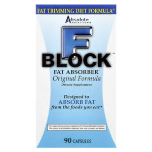 FBlock™, поглотитель жира, оригинальная формула, 90 капсул — Absolute Nutrition