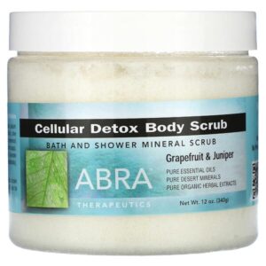 Скраб для тела Cellular Detox, грейпфрут и можжевельник, 340 г (12 унций) — Abra Therapeutics