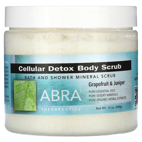 abr75101_v_19.jpg Скраб для тела Cellular Detox, грейпфрут и можжевельник, 340 г (12 унций) — Abra Therapeutics