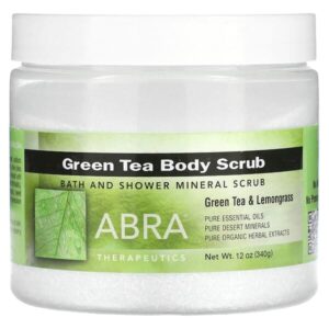 Скраб для тела с зеленым чаем и лимонником, 283 г — Abra Therapeutics