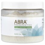 восстанавливающий скраб для ног, перечная мята и ива, 283 г (10 унций) — Abra Therapeutics