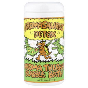 Aromasaurus Detox, пена для ванны с ароматом ароматерапии для детей, 454 г (16 унций) — Abra Therapeutics