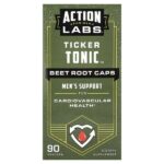 Action Labs, для мужчин, Ticker Tonic™, корнеплод свеклы, 90 растительных капсул
