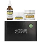 Эксклюзив iHerb, Advanced Clinicals, подарочный набор с ретинолом, 3 шт. — Advanced Clinicals