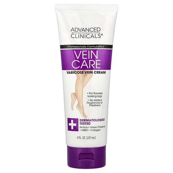 adc00751_v_36.jpg Vein Care, крем от варикозного расширения вен, 237 мл (8 жидк. унц.) — Advanced Clinicals