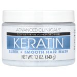 маска с кератином для гладкости волос, 340 г (12 унций) — Advanced Clinicals