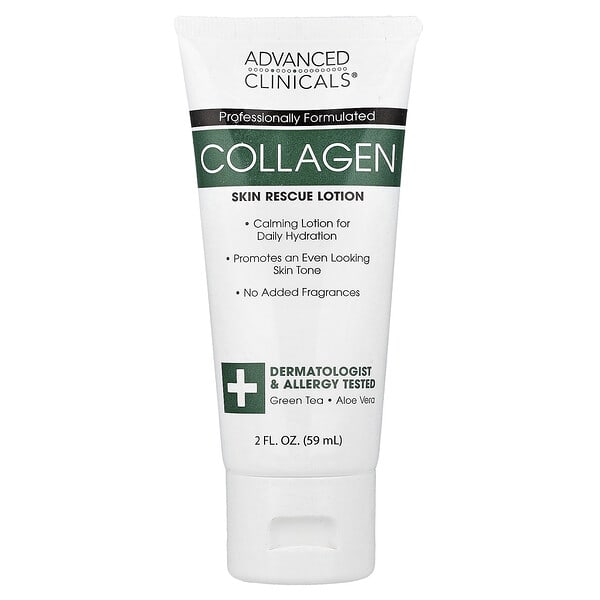 adc03719_v_40.jpg Collagen, лосьон для восстановления кожи, без отдушек, 59 мл (2 жидк. унц.) — Advanced Clinicals