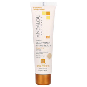 BB Beauty Balm, осветляющий бальзам с витамином C, SPF 30, прозрачный, 58 мл (2 жидк. унции) — Andalou Naturals