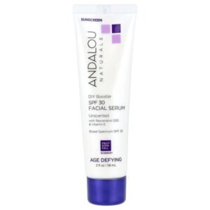 омолаживающая сыворотка для лица, SPF 30, без запаха, 58 мл (2 жидк. унции) — Andalou Naturals