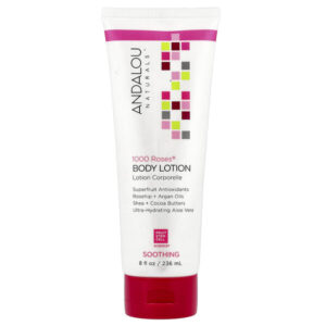 1000 Roses, успокаивающий лосьон для тела, роза, 236 мл (8 жидк. унций) — Andalou Naturals