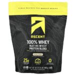 Native Whey Protein Blend, Vanilla Bean, 2 lb (907 g) — Ascent