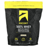 Native Whey Protein Blend, Vanilla Bean, 4 lb (1.8 kg) — Ascent