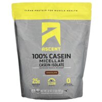 Micellar Casein Isolate, Chocolate, 2 lb (907 g) — Ascent