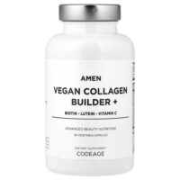 Amen, Vegan Collagen Builder+, 30 вегетарианских капсул — Codeage