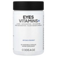 Eyes Vitamins+, витамины для глаз, 120 растительных капсул — Codeage