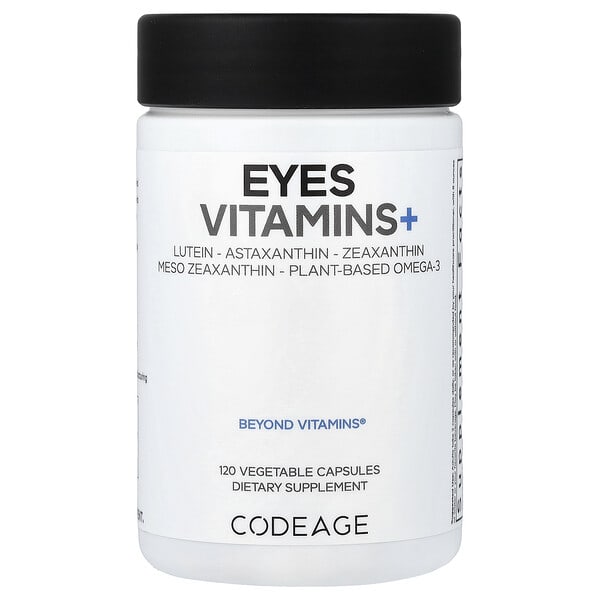 age00855_v_72.jpg Eyes Vitamins+, витамины для глаз, 120 растительных капсул — Codeage