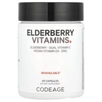 Витамины из бузины, 90 капсул — Codeage