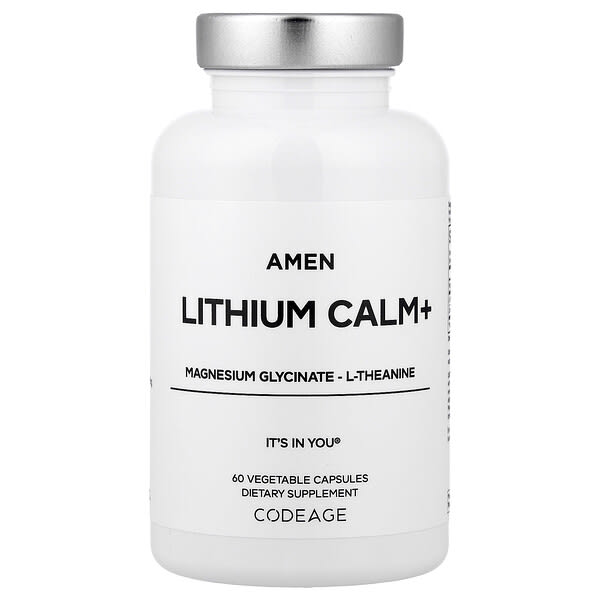 age12015_v_8.jpg Amen Lithium Calm+, 60 растительных капсул — Codeage