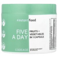 Five A Day, фрукты и овощи в 1 капсуле, 30 капсул — Codeage