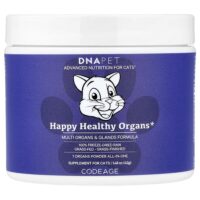 DNA Pet, для здоровья органов, формула для нескольких органов и желез, для кошек, 42 г (1,48 унции) — Codeage