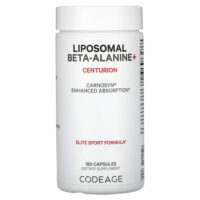 Liposomal Beta-Alanine +, Centurion, CarnoSyn, улучшенное усвоение, 180 капсул (533 мг на капсулу) — Codeage
