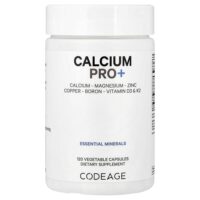 Calcium Pro +, 120 растительных капсул — Codeage