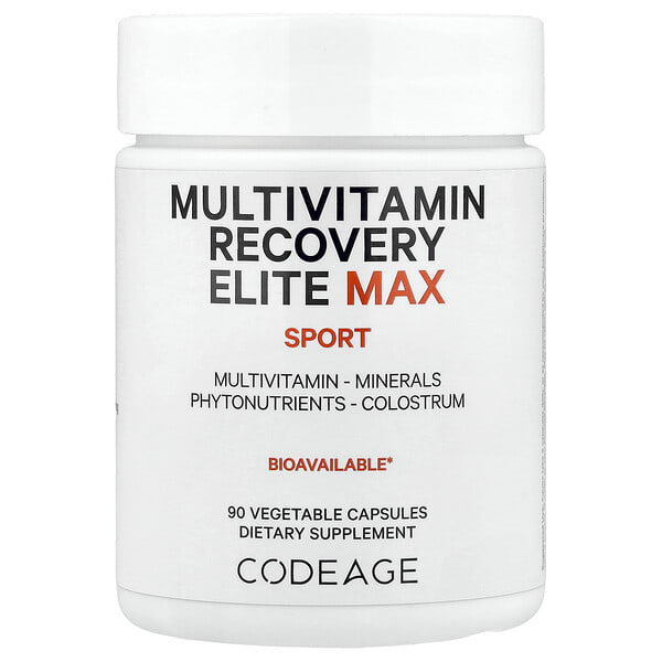 age33397_v_61.jpg Sport, Multivitamin Recovery Elite Max, 90 растительных капсул — Codeage