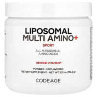 Sport, Liposomal Multi Amino+, комплекс липосомальных аминокислот в порошке, без добавок, 174,2 г (6,15 унции) — Codeage