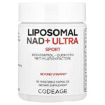 Sport, Liposomal NAD+ ULTRA, липосомальный НАД, 90 растительных капсул — Codeage