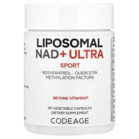 Sport, Liposomal NAD+ ULTRA, липосомальный НАД, 90 растительных капсул — Codeage