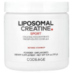 Sport, липосомальный креатин в порошке, без добавок, 150 г (5,29 унции) — Codeage