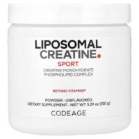 Sport, липосомальный креатин в порошке, без добавок, 150 г (5,29 унции) — Codeage