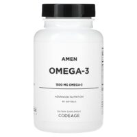 Amen, омега-3, 90 капсул (750 мг в 1 капсуле) — Codeage