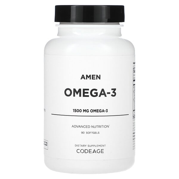 age60915_v_24.jpg Amen, омега-3, 90 капсул (750 мг в 1 капсуле) — Codeage