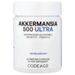 Akkermansia 500 Ultra, аккермансия, 90 растительных капсул — Codeage