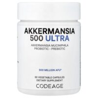Akkermansia 500 Ultra, аккермансия, 90 растительных капсул — Codeage