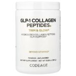 Порошок из пептидов коллагена GLP-1, Trim & Glow®, без добавок, 300 г (10,58 унции) — Codeage