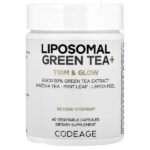Liposomal Green Tea +, 60 растительных капсул — Codeage